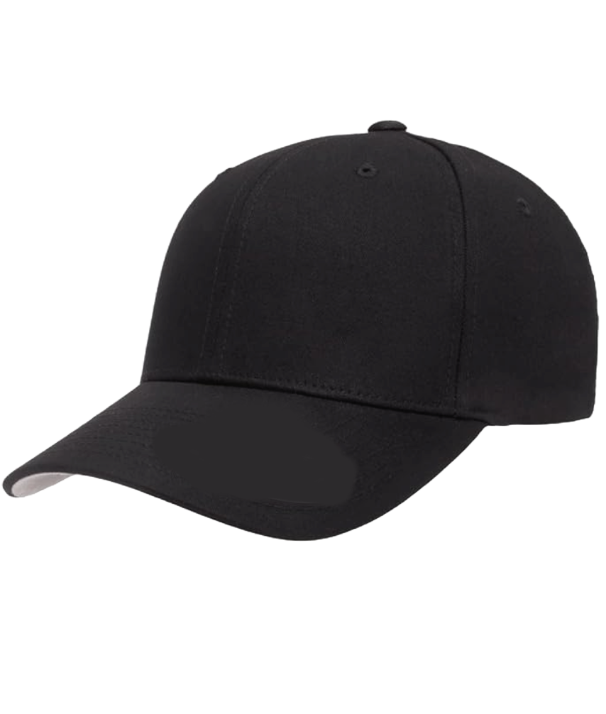 Black flexfit. cap-one size fits all